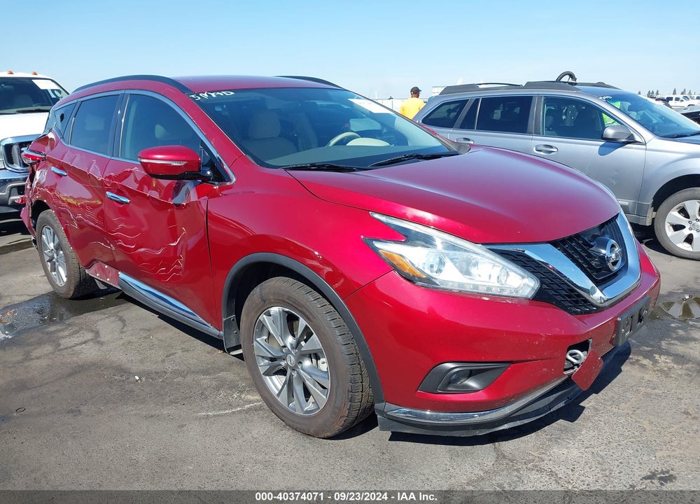 2015 NISSAN MURANO PLATINUM/S/SL/SV VIN: 5N1AZ2MH4FN215121