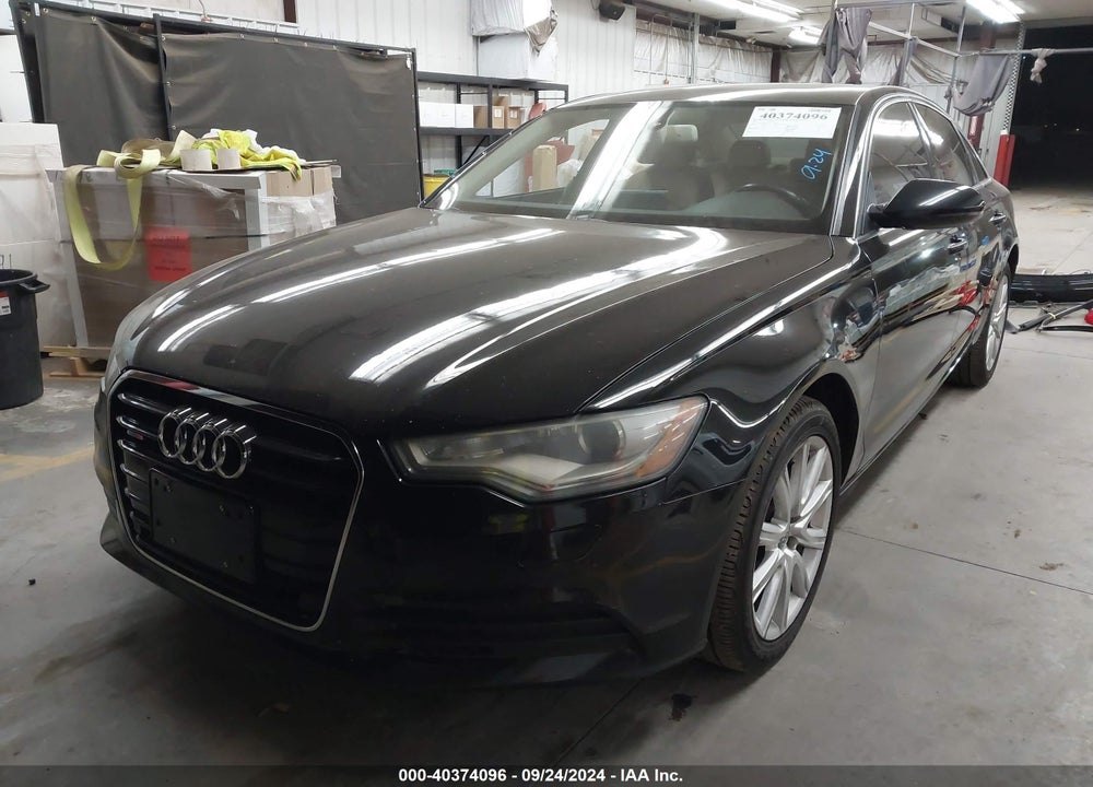 2013 AUDI A6 2.0T PREMIUM VIN: WAUGFAFC3DN122748