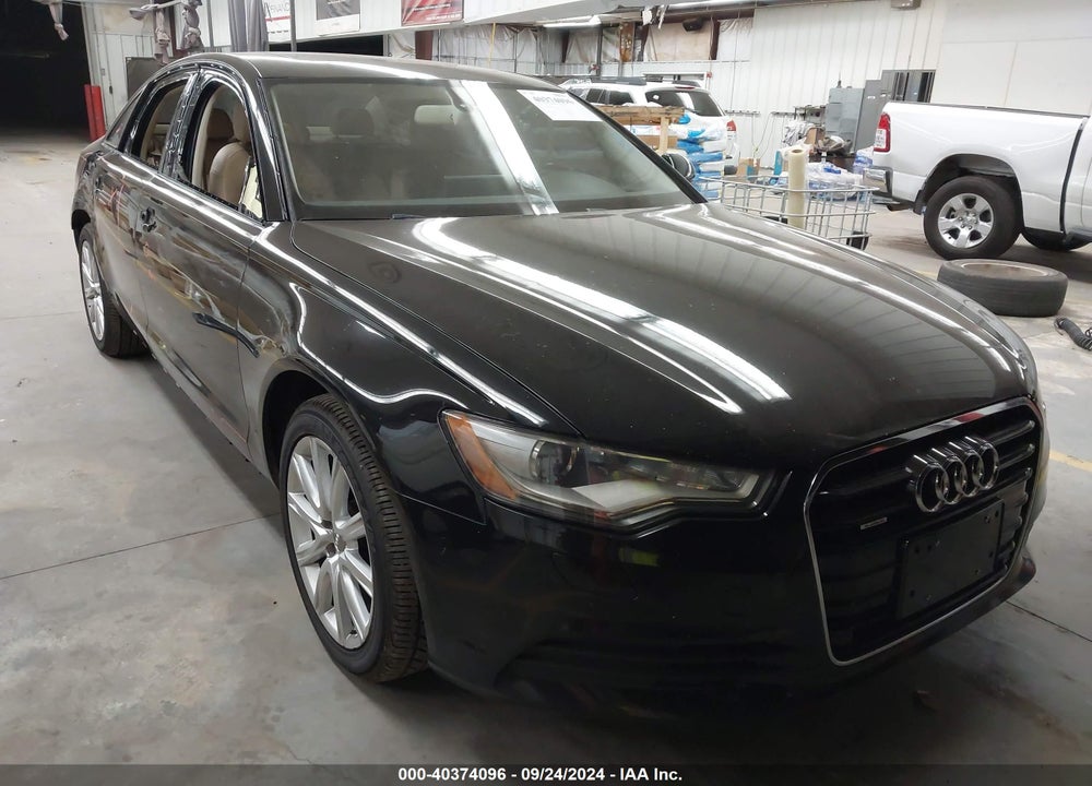 2013 AUDI A6 2.0T PREMIUM VIN: WAUGFAFC3DN122748