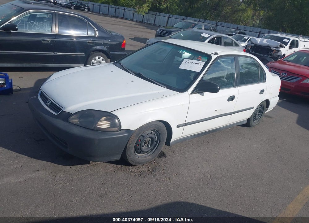 1996 HONDA CIVIC DX VIN: 1HGEJ6522TL002708