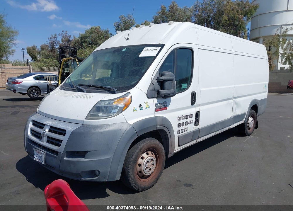 2014 RAM PROMASTER 3500 HIGH ROOF VIN: 3C6URVJG0EE128048