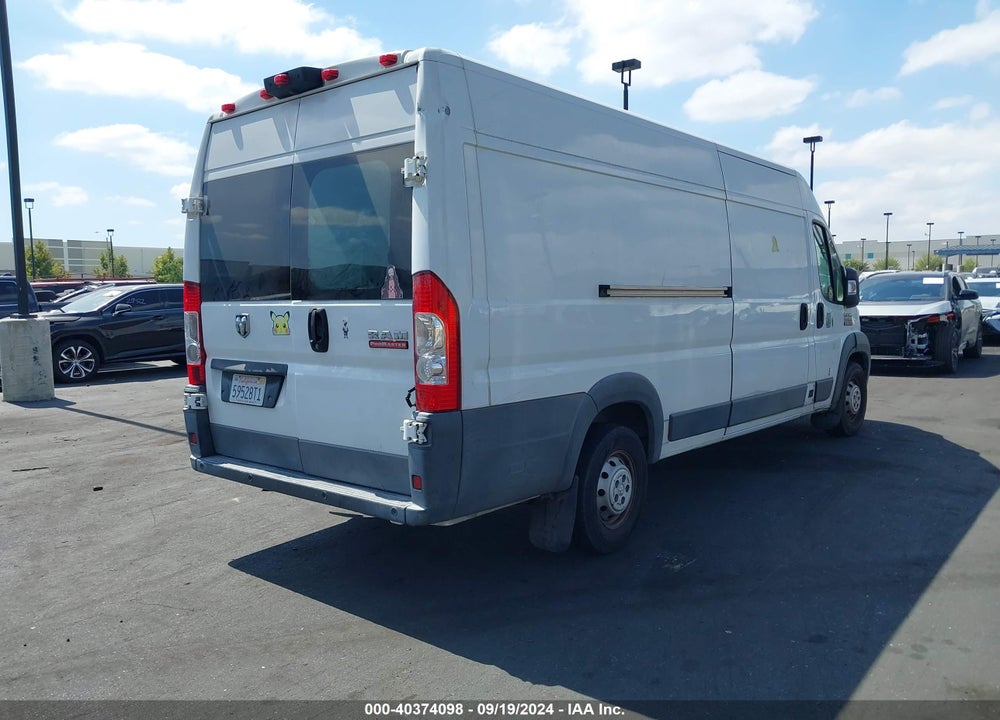 2014 RAM PROMASTER 3500 HIGH ROOF VIN: 3C6URVJG0EE128048