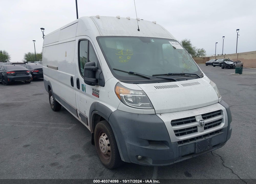 2014 RAM PROMASTER 3500 HIGH ROOF VIN: 3C6URVJG0EE128048