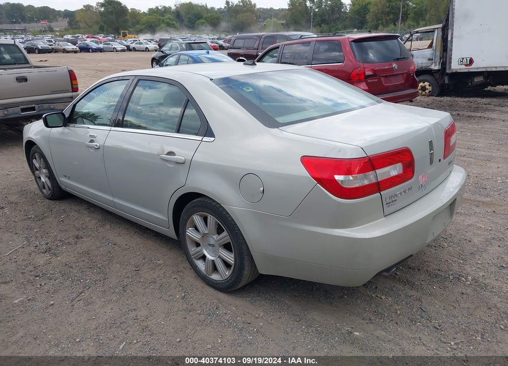 2007 LINCOLN MKZ VIN: 3LNHM26T47R669494