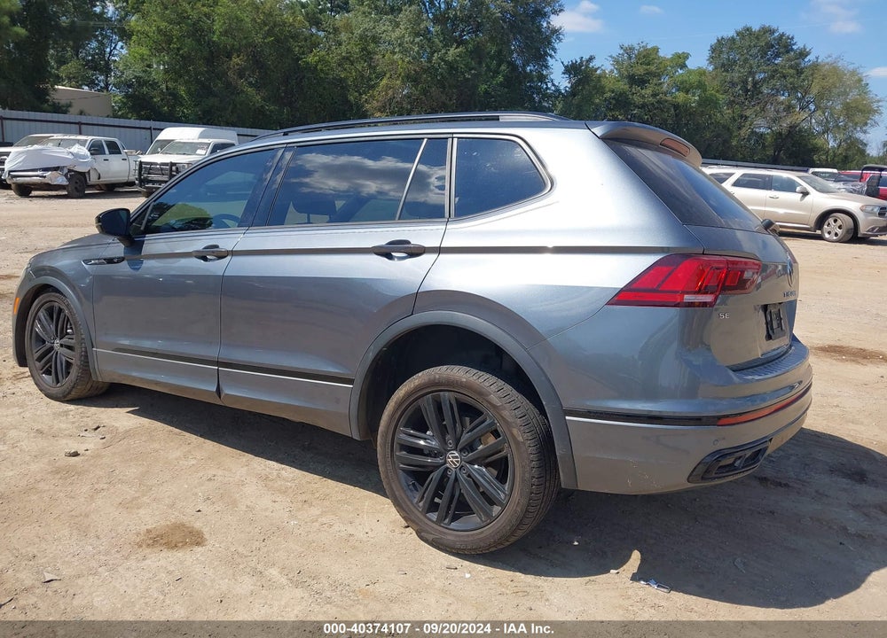 2022 VOLKSWAGEN TIGUAN 2.0T SE R-LINE BLACK VIN: 3VVCB7AX5NM132060