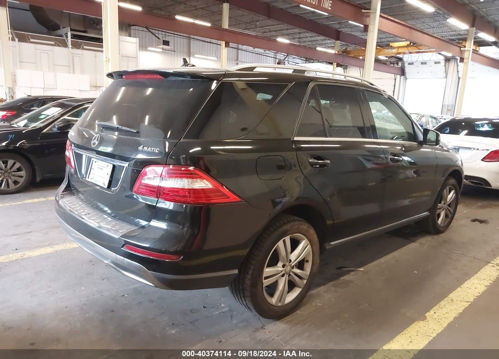 2013 MERCEDES-BENZ ML 350 4MATIC VIN: 4JGDA5HB0DA221661