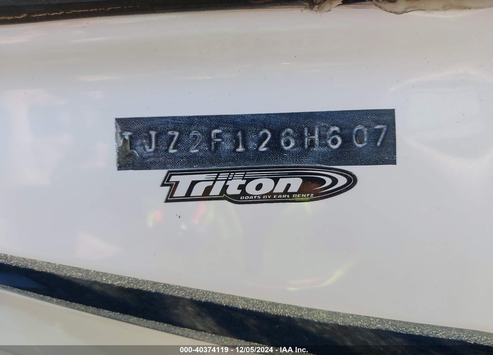 2007 TRITON OTHER VIN: TJZ2F126H607