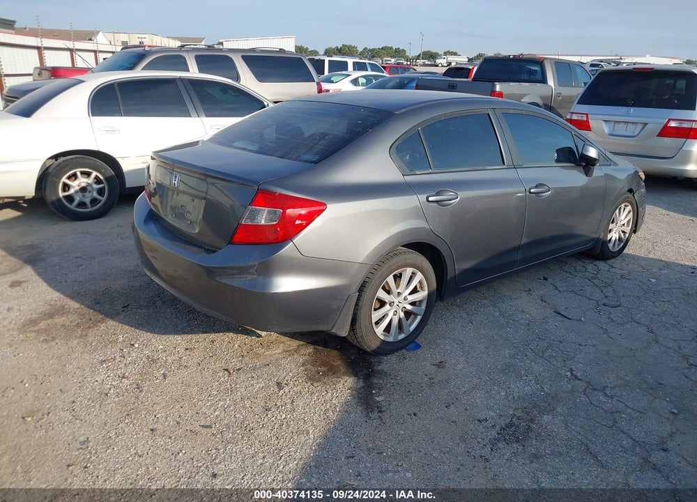 2012 HONDA CIVIC EX-L VIN: 2HGFB2F90CH598128