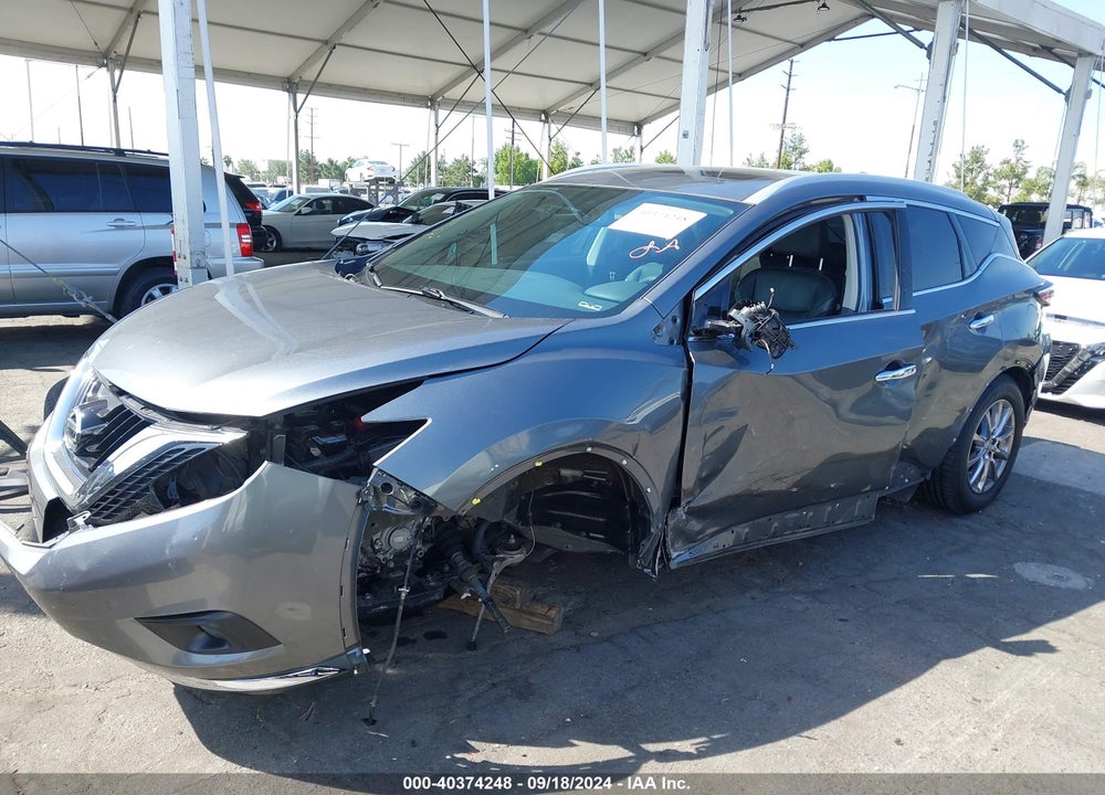 2016 NISSAN MURANO SL VIN: 5N1AZ2MH3GN147301