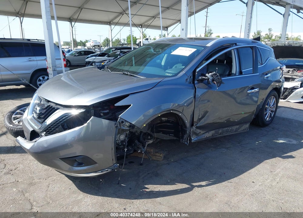 2016 NISSAN MURANO SL VIN: 5N1AZ2MH3GN147301