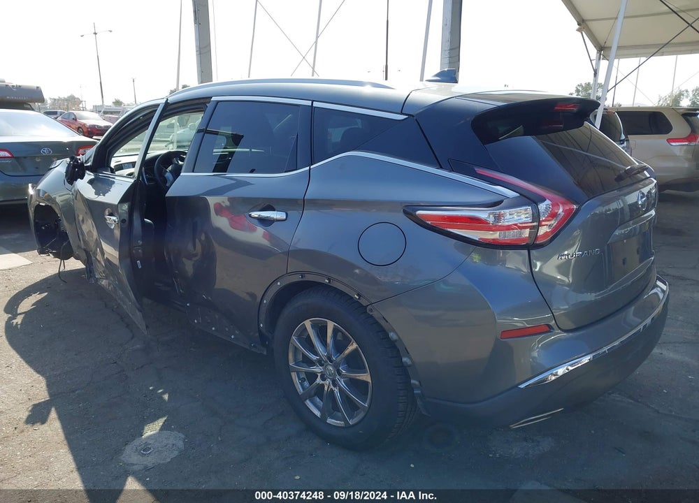 2016 NISSAN MURANO SL VIN: 5N1AZ2MH3GN147301