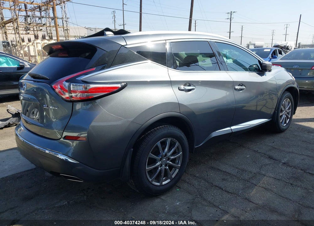 2016 NISSAN MURANO SL VIN: 5N1AZ2MH3GN147301