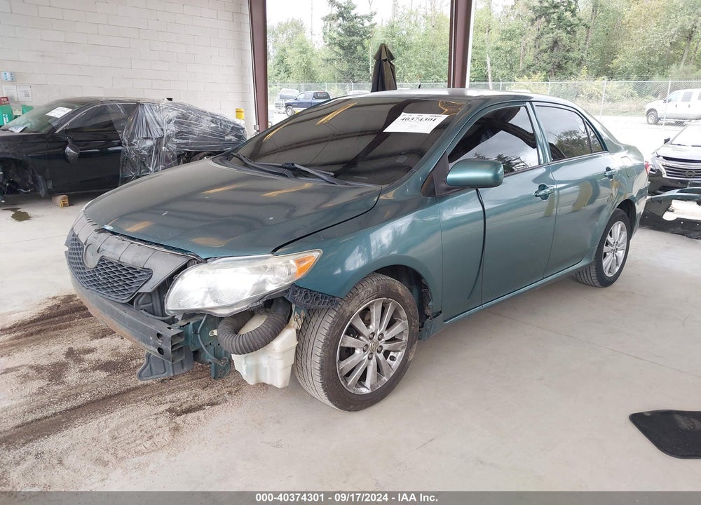 2009 TOYOTA COROLLA LE VIN: 1NXBU40E49Z054256