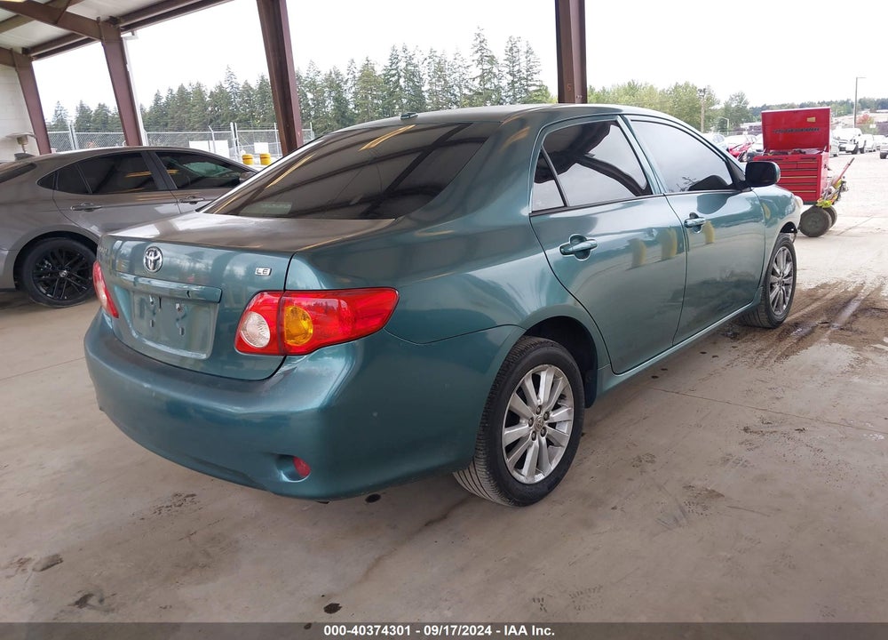 2009 TOYOTA COROLLA LE VIN: 1NXBU40E49Z054256