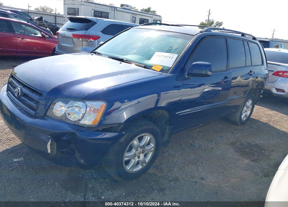 2003 TOYOTA HIGHLANDER V6 VIN: JTEHF21A430124874