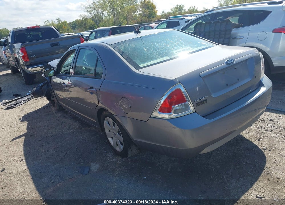 2007 FORD FUSION S VIN: 3FAHP06Z07R184134