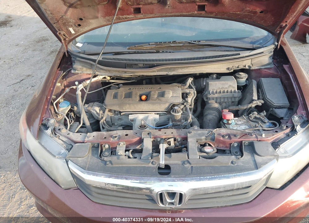 2012 HONDA CIVIC LX VIN: JHMFB2F54CS003543