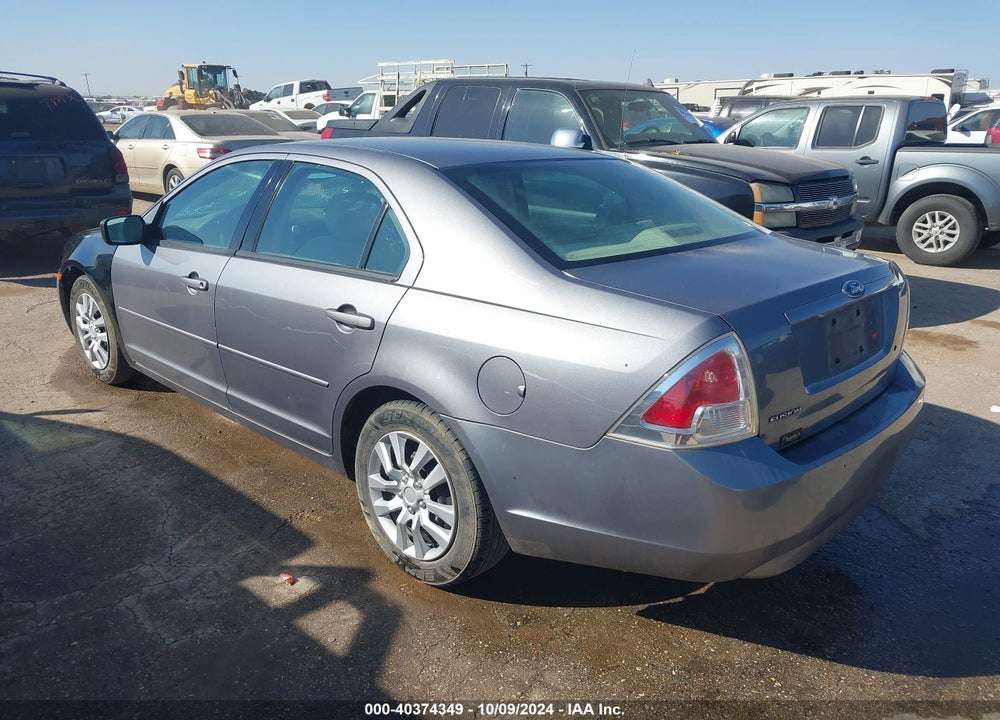 2007 FORD FUSION VIN: 3FAHP06ZX7R104838