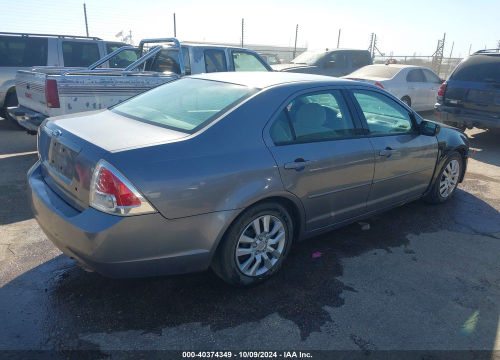 2007 FORD FUSION VIN: 3FAHP06ZX7R104838
