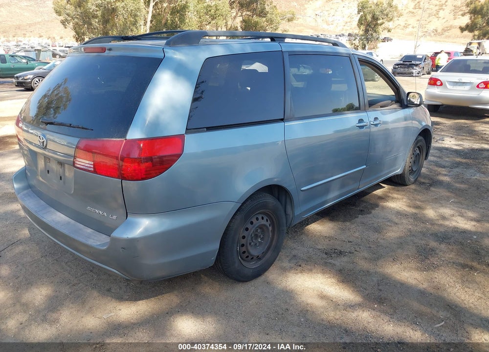 2005 TOYOTA SIENNA LE VIN: 5TDZA23C35S293130