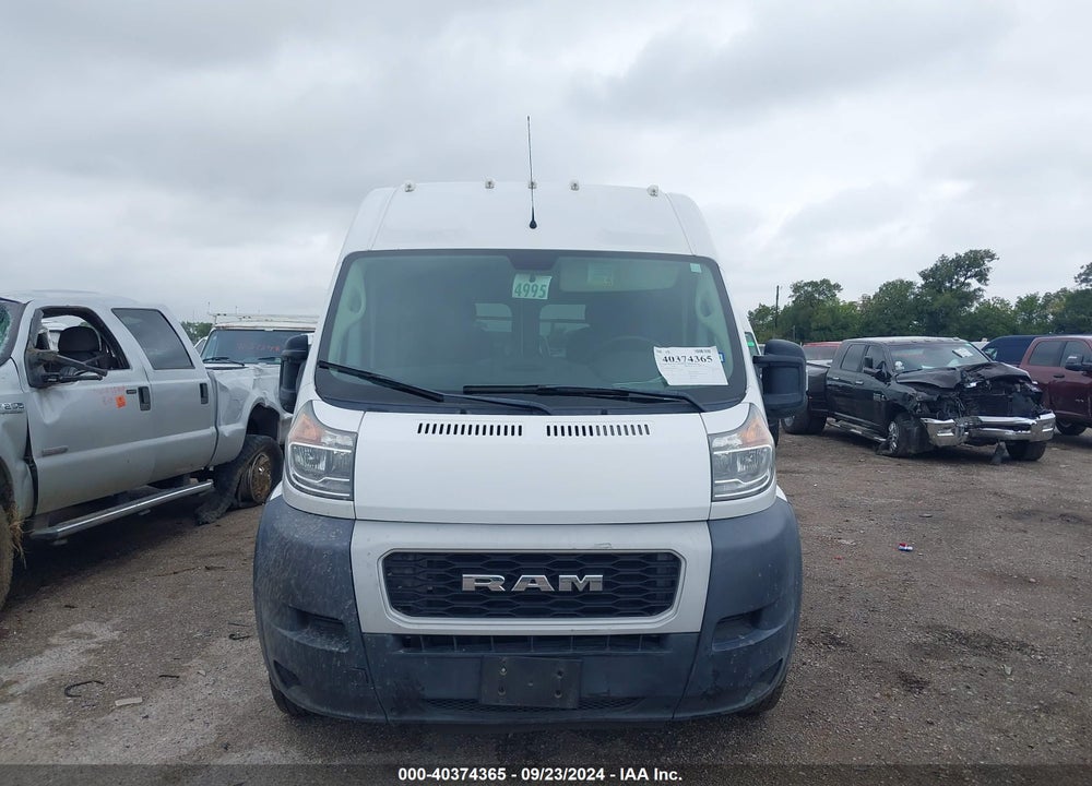 2021 RAM PROMASTER 2500 HIGH ROOF 159 WB VIN: 3C6LRVDG9ME513971