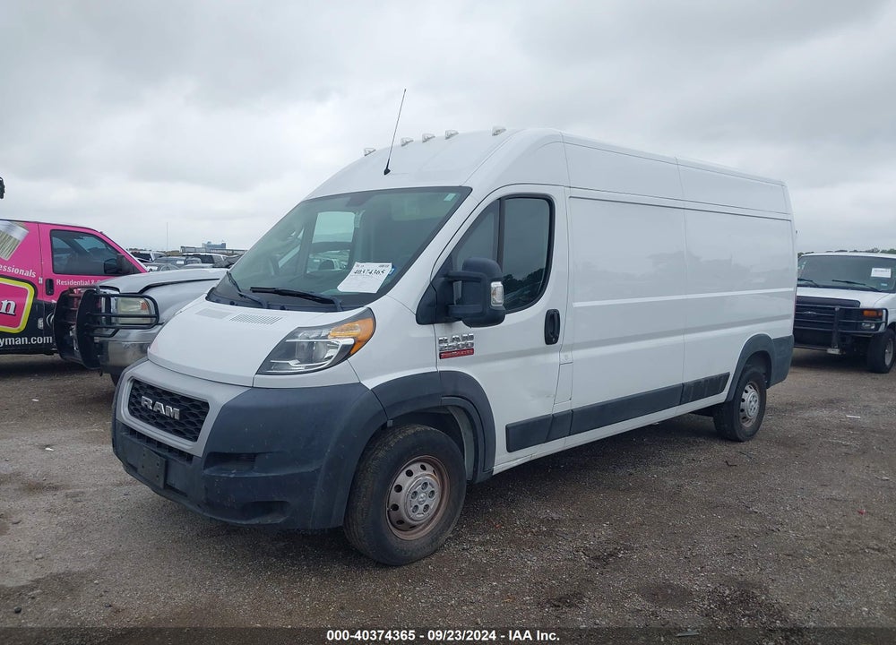 2021 RAM PROMASTER 2500 HIGH ROOF 159 WB VIN: 3C6LRVDG9ME513971