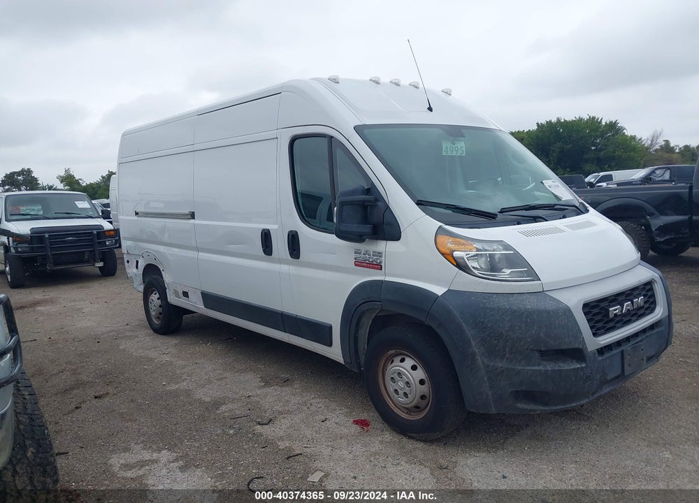2021 RAM PROMASTER 2500 HIGH ROOF 159 WB VIN: 3C6LRVDG9ME513971