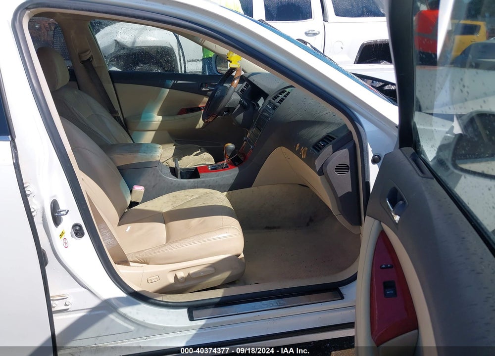 2007 LEXUS ES 350 VIN: JTHBJ46G272154255