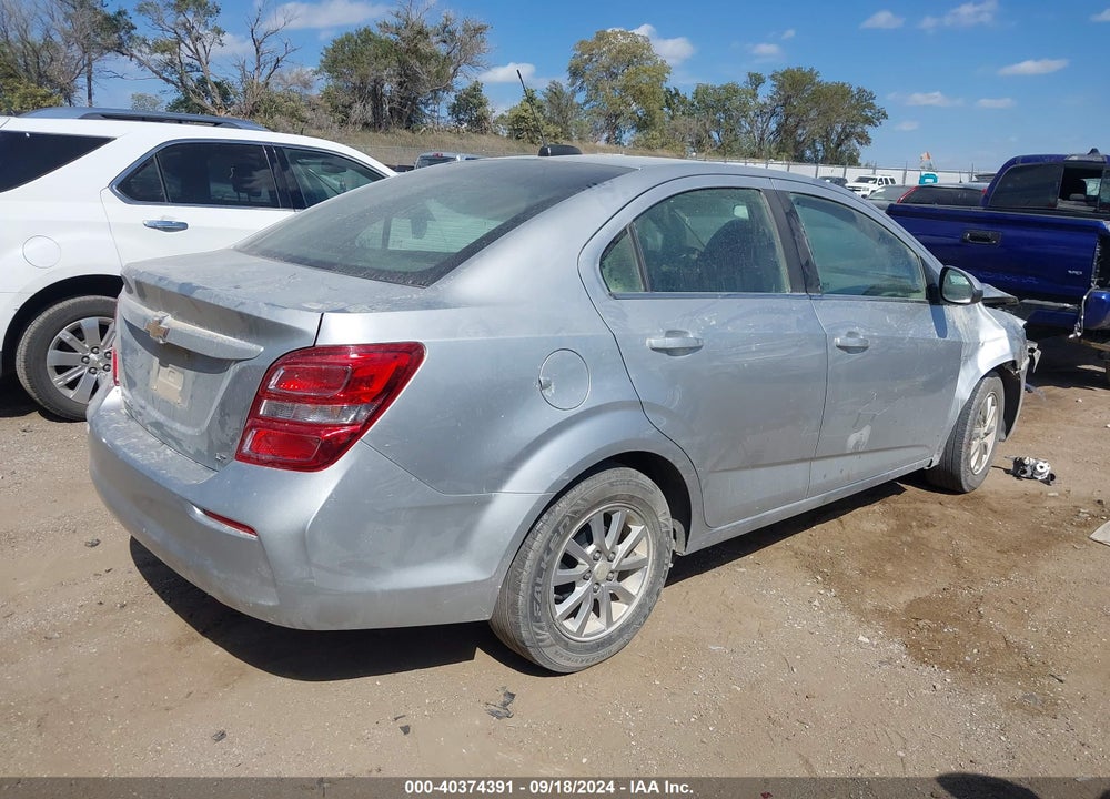 2020 CHEVROLET SONIC FWD  LT VIN: 1G1JD5SB3L4134446