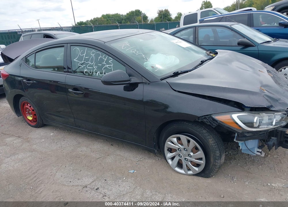 2018 HYUNDAI ELANTRA SE VIN: KMHD74LF6JU580476
