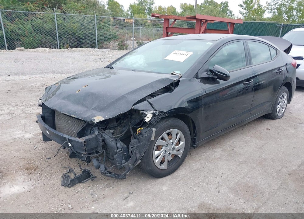 2018 HYUNDAI ELANTRA SE VIN: KMHD74LF6JU580476