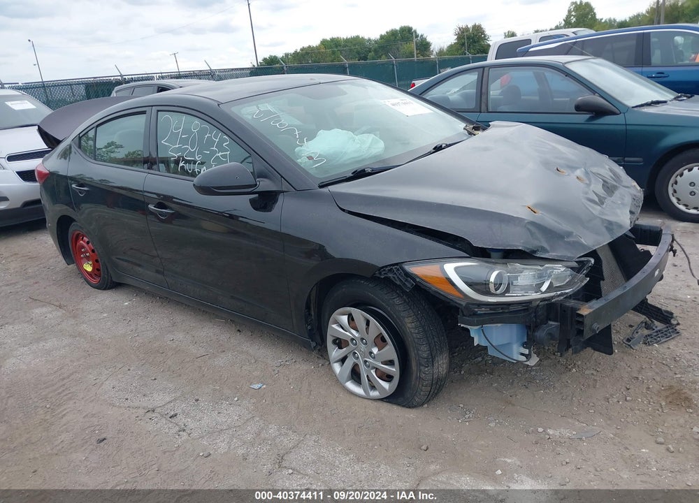2018 HYUNDAI ELANTRA SE VIN: KMHD74LF6JU580476