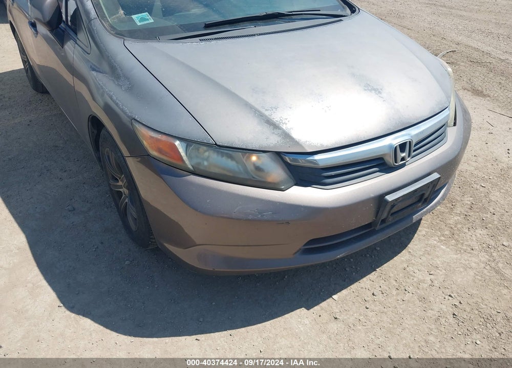 2012 HONDA CIVIC LX VIN: 2HGFB2F59CH551533