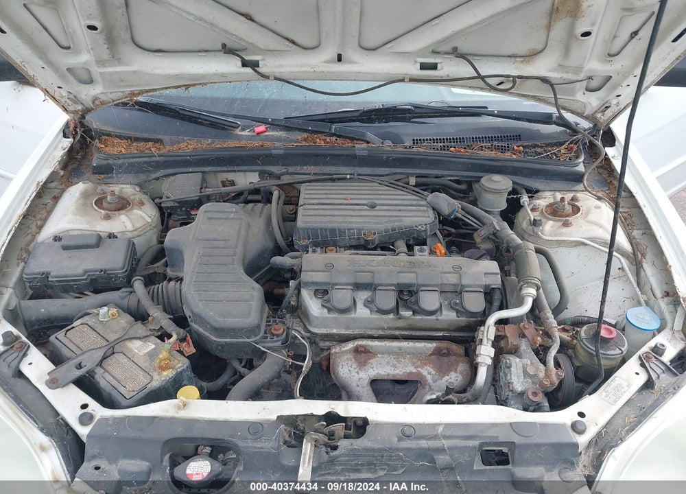 2002 HONDA CIVIC LX VIN: 1HGES16652L044550