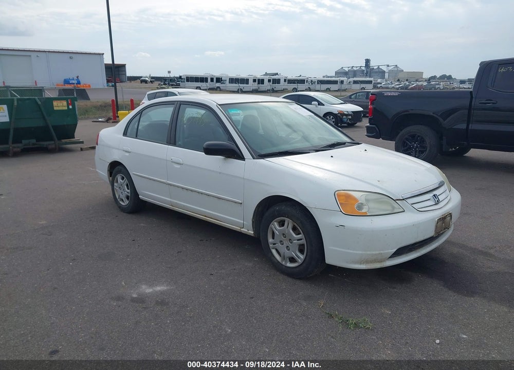 2002 HONDA CIVIC LX VIN: 1HGES16652L044550