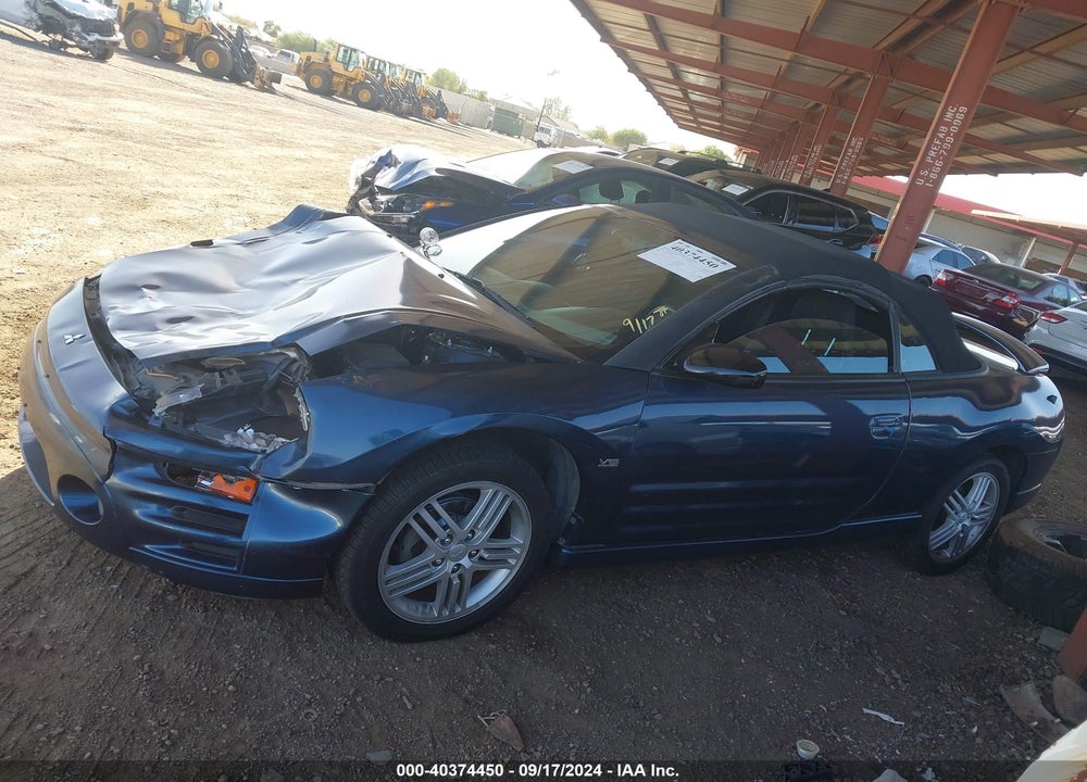 2004 MITSUBISHI ECLIPSE SPYDER GT VIN: 4A3AE55H34E048647