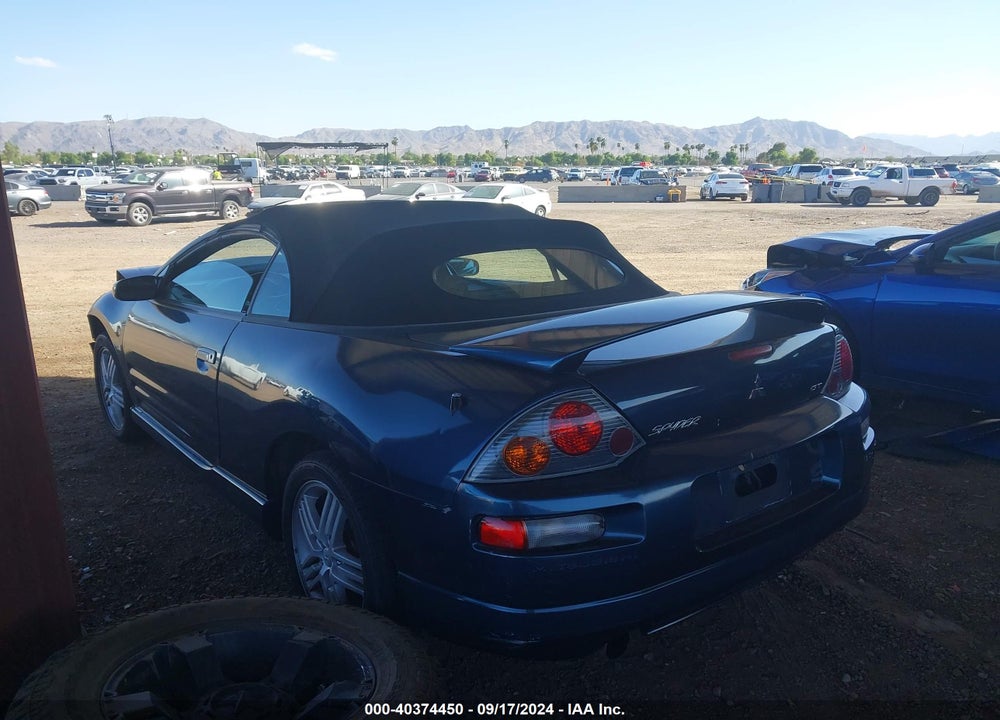 2004 MITSUBISHI ECLIPSE SPYDER GT VIN: 4A3AE55H34E048647