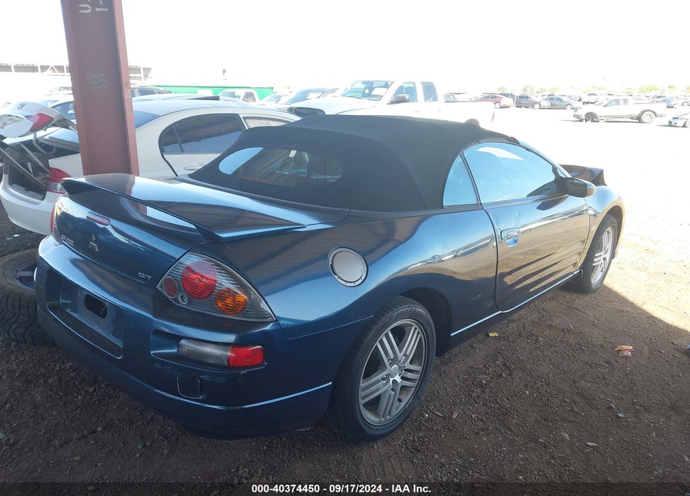 2004 MITSUBISHI ECLIPSE SPYDER GT VIN: 4A3AE55H34E048647