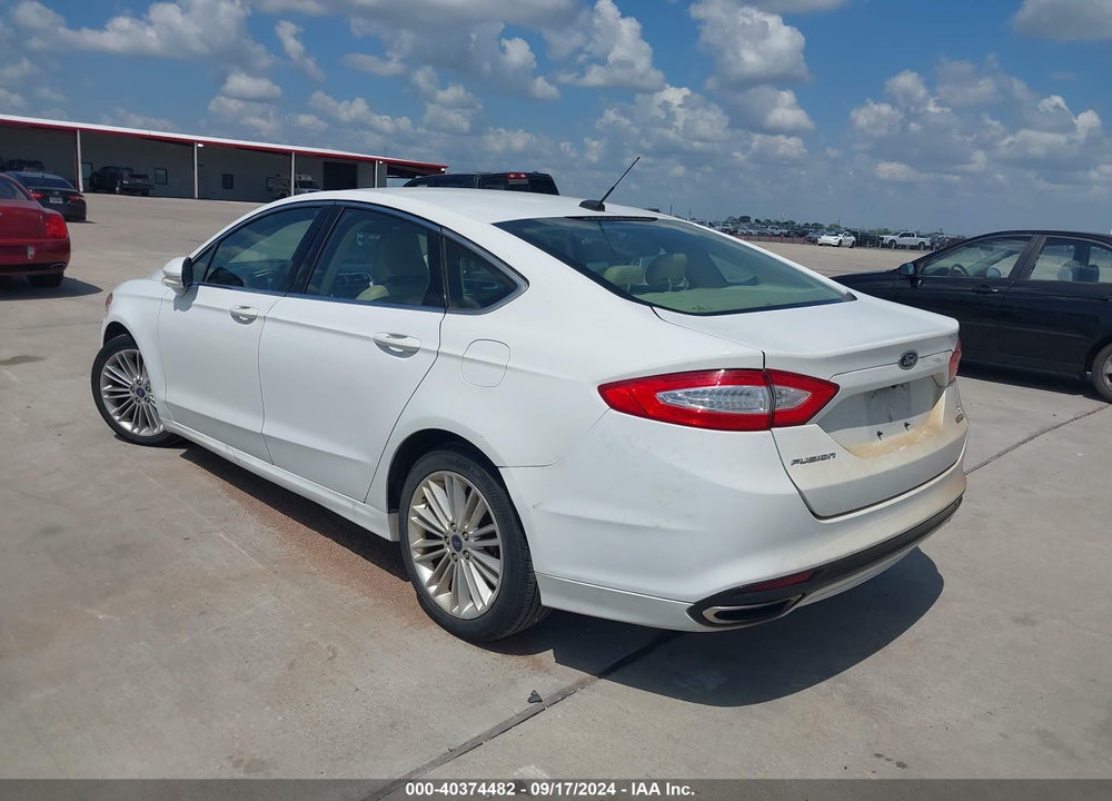2016 FORD FUSION SE VIN: 3FA6P0H91GR343909