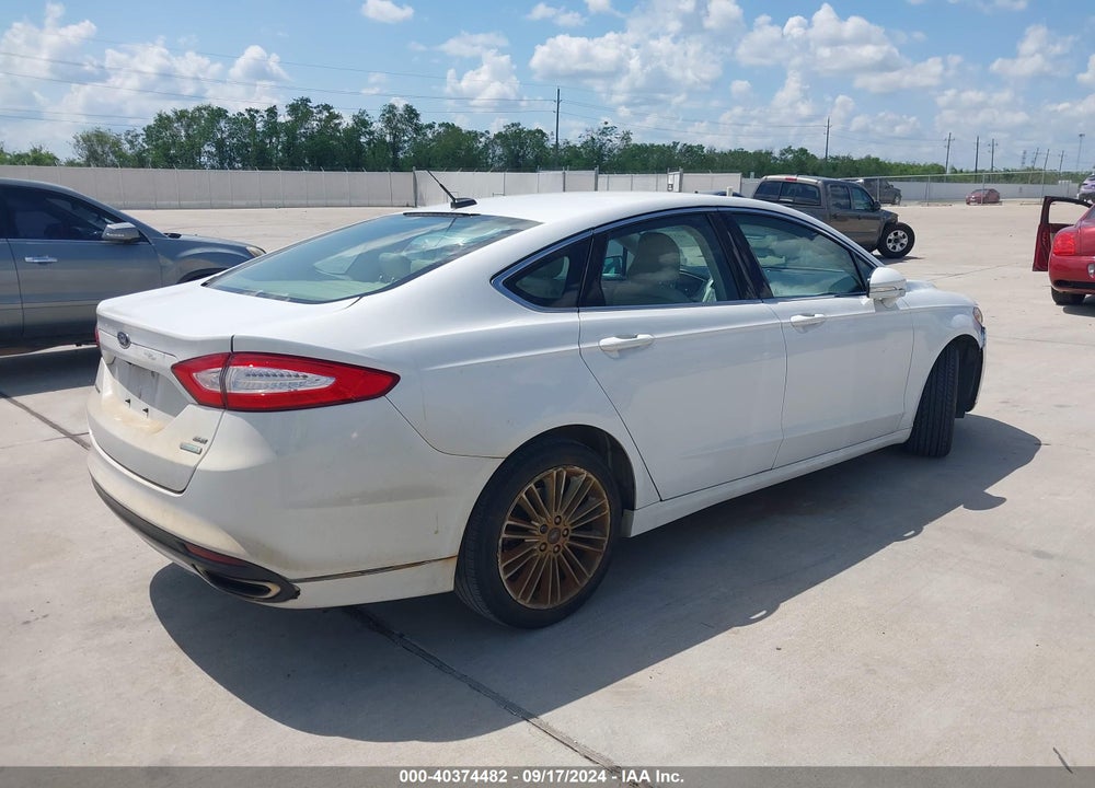 2016 FORD FUSION SE VIN: 3FA6P0H91GR343909