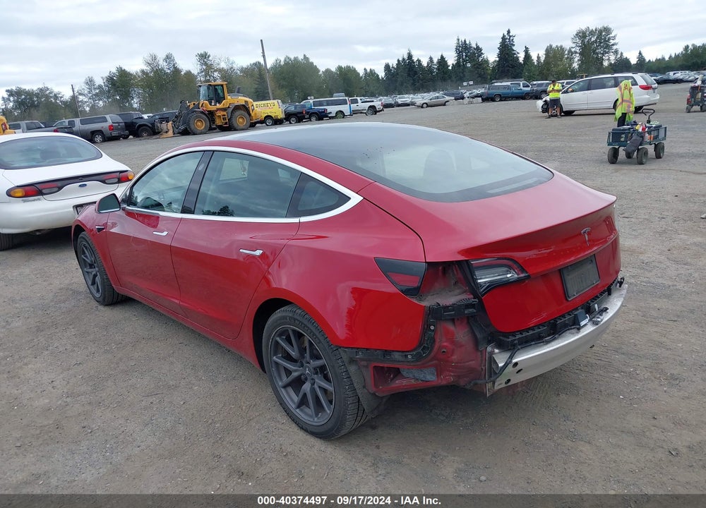 2019 TESLA MODEL 3 LONG RANGE/MID RANGE/STANDARD RANGE/STANDARD RANGE PLUS VIN: 5YJ3E1EA0KF411568