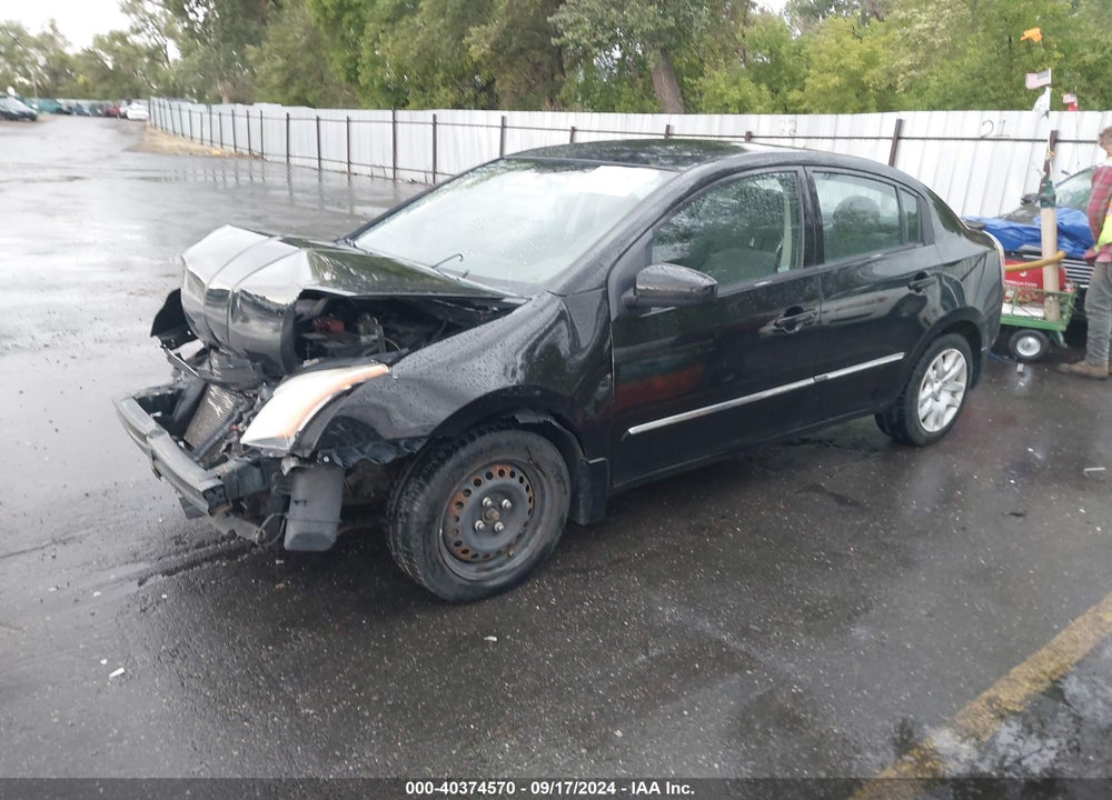 2012 NISSAN SENTRA 2.0 S VIN: 3N1AB6AP9CL625567