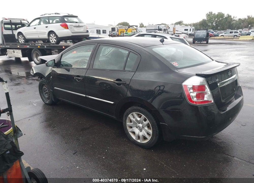 2012 NISSAN SENTRA 2.0 S VIN: 3N1AB6AP9CL625567