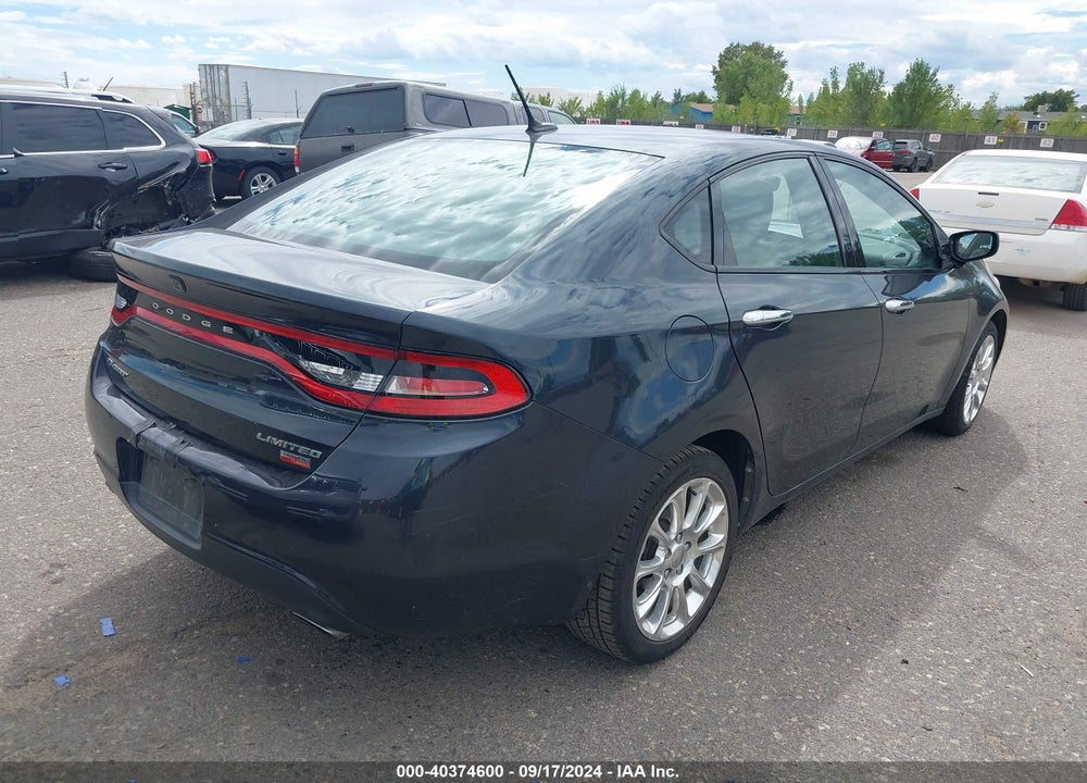 2013 DODGE DART LIMITED VIN: 1C3CDFCH8DD156974