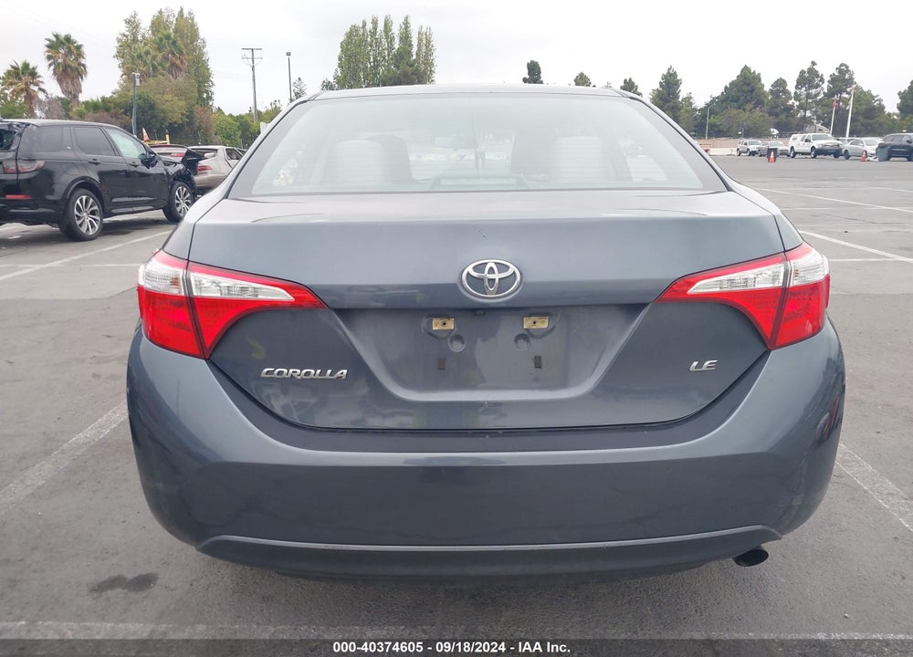 2016 TOYOTA COROLLA LE PLUS VIN: 5YFBURHE9GP425802