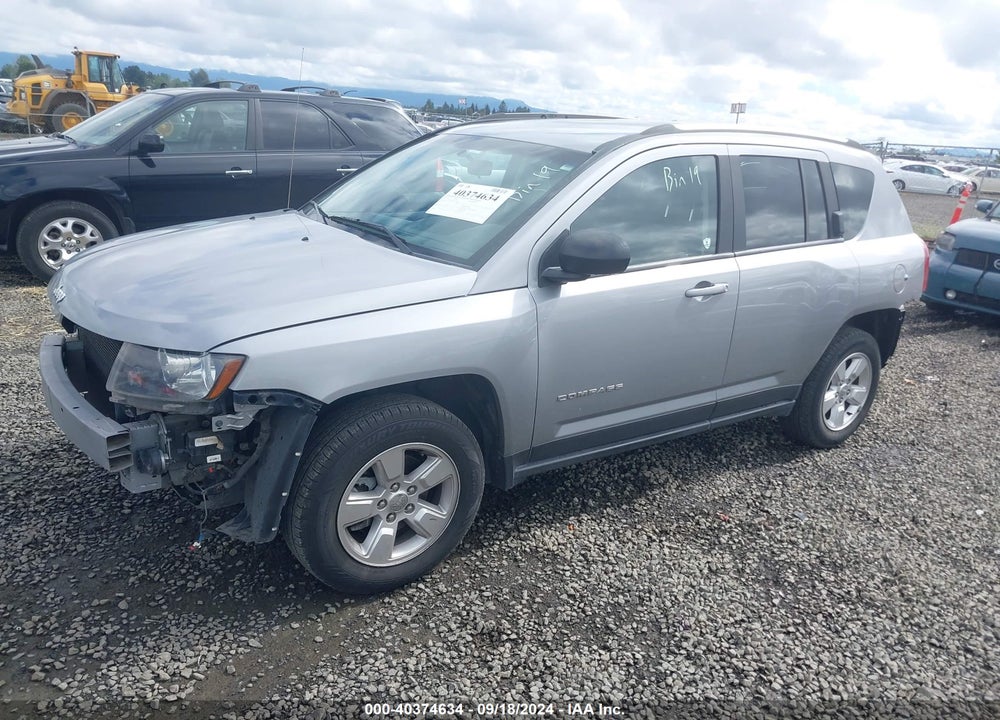 2014 JEEP COMPASS VIN: 1C4NJCBA2ED789293