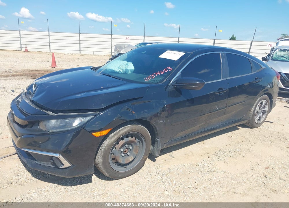 2019 HONDA CIVIC LX VIN: 19XFC2F6XKE021960