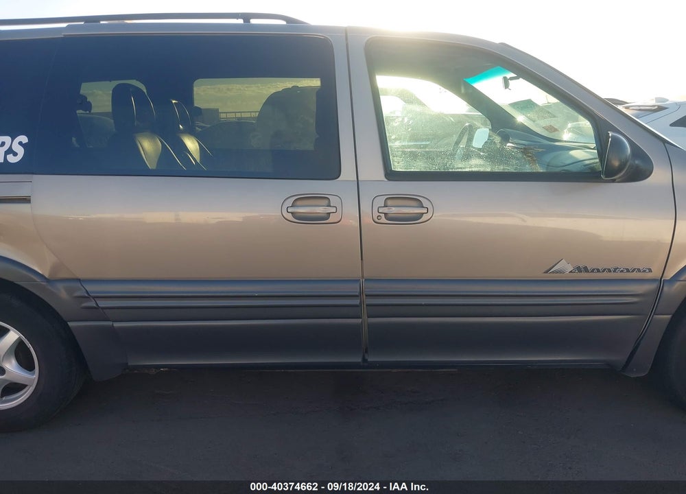 2001 PONTIAC MONTANA M16 W/1SE PKG. VIN: 1GMDX03E21D231153