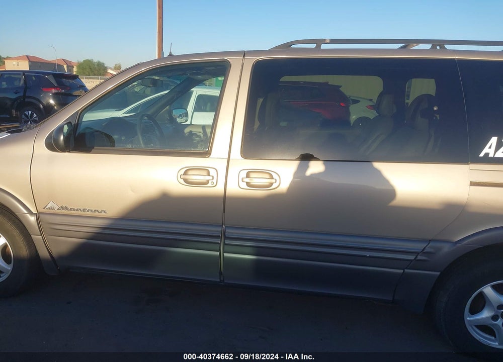 2001 PONTIAC MONTANA M16 W/1SE PKG. VIN: 1GMDX03E21D231153