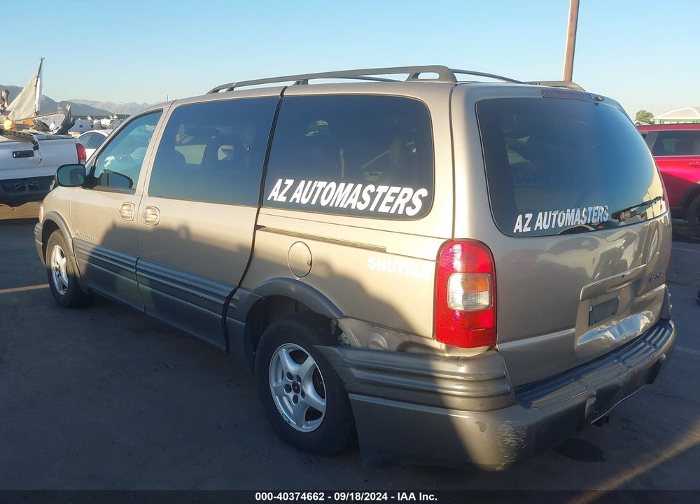 2001 PONTIAC MONTANA M16 W/1SE PKG. VIN: 1GMDX03E21D231153